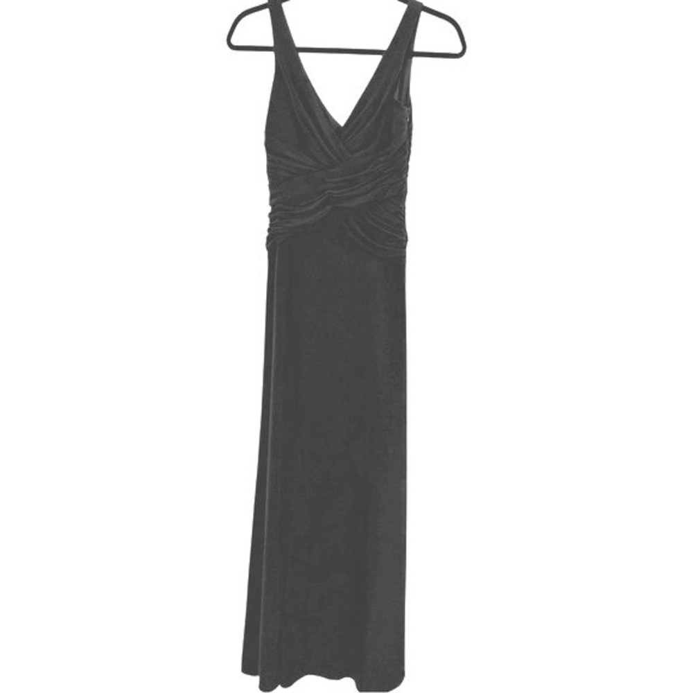 NWT Vintage 90s Laundry by Shelli Segal V-Neck Sleeveless Evening Gown Size 0